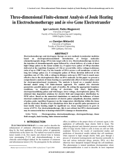 Three-dimensional Finite-element Analysis of Joule Heating in