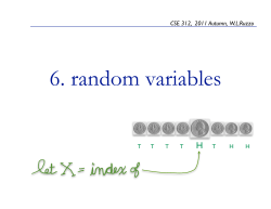 6. random variables