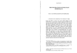 THE FOUNDATIONS OF MILITANT DEMOCRACY