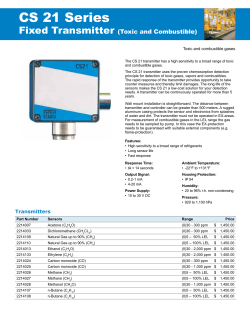 PS1026 – CS 21 Series – Toxic and Combustible