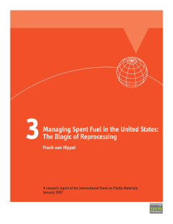 Managing Spent Fuel in the United States