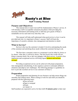 here - Rusty`s at Blue