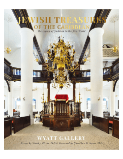 Exhibition Proposal - Jewish Treasures of The Caribbean