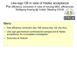 Like-sign CB in view of Hades acceptance Menu