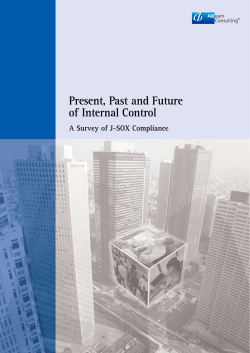 Present, Past and Future of Internal Control A Survey of J
