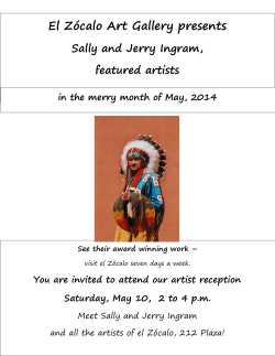 El Z&oacute;calo Art Gallery presents - El Z&oacute;calo Cooperative Art Gallery