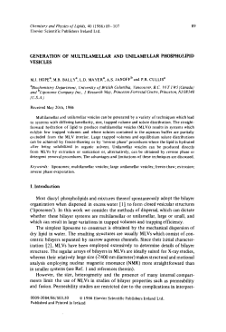 Chemistry and Physics of Lipids, 40 (1986) 89