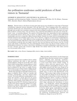 Are pollination syndromes useful predictors of floral