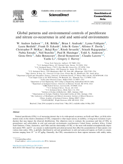 Global patterns and environmental controls of