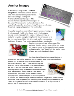 Anchor Images - Worship Design Studio