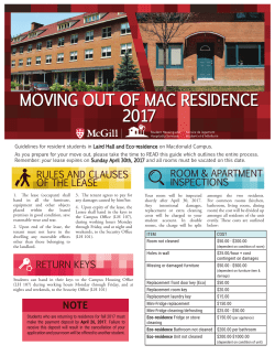 moving out of mac residence 2017