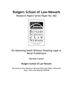 Rutgers School of Law-Newark - University of Wisconsin School of