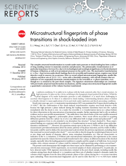Microstructural fingerprints of phase transitions in shock