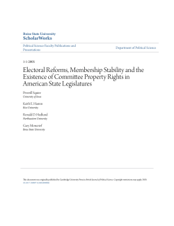 Electoral Reforms, Membership Stability and the