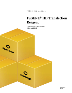 FuGENE HD Transfection Reagent