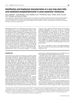 Identification and biophysical characterization of a very-long