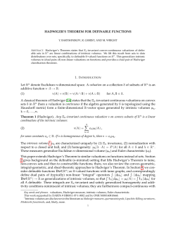 Hadwiger`s Theorem for Definable Functions