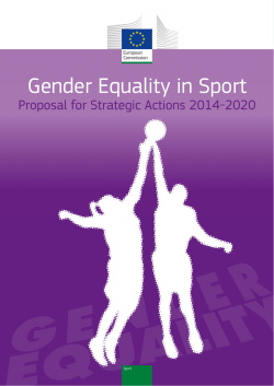 Gender Equality in Sport - International Canoe Federation