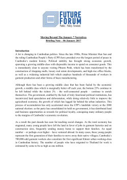 Moving Beyond The January 7 Narratives Briefing Note &ndash; 06 January