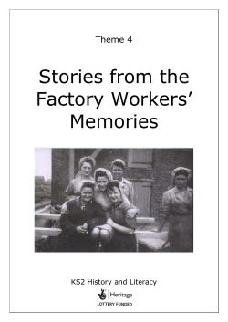 Stories from the Factory Workers` Memories