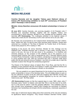 media release - National Library of Ireland