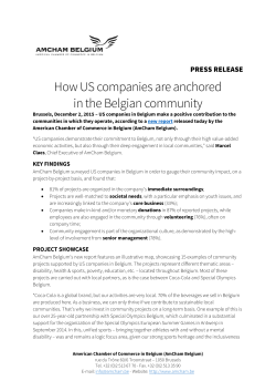 How US companies are anchored in the Belgian