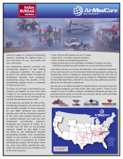 America`s largest air medical membership network, providing the