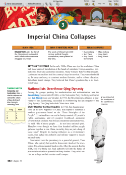 Imperial China Collapses