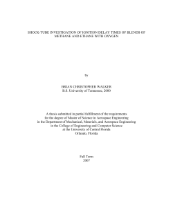 shock tube investigation of ignition delay times of blends of methane