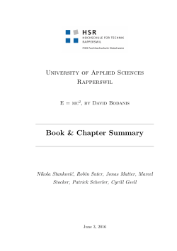 E = mc2, by David Bodanis