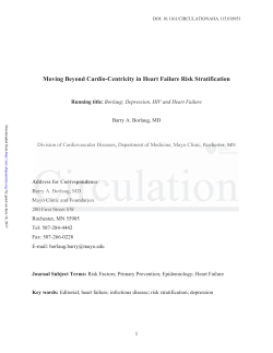 Moving Beyond Cardio-Centricity in Heart Failure Risk