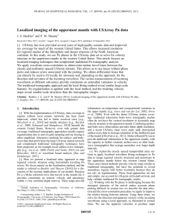 Localized imaging of the uppermost mantle with USArray Pn data
