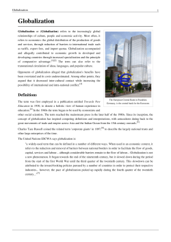 Globalization