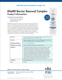 EltaMD Barrier Renewal Complex