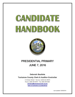 presidential primary june 7, 2016