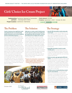 Girls` Choice Ice Cream Project - The David and Lucile Packard