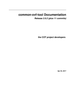 the COT project developers