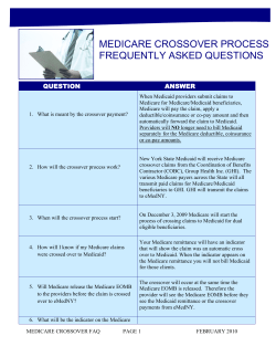 medicare crossover process frequently asked questions