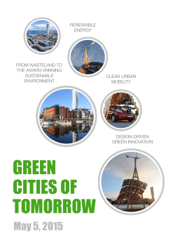 green cities of tomorrow