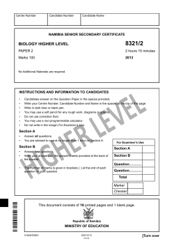 8321/2 - Ministry of Education Namibia