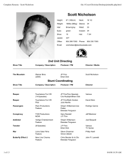 Scott Nicholson - Means Of Production