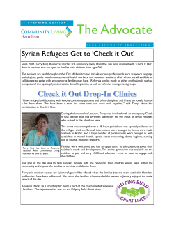 The Advocate - Community Living Hamilton