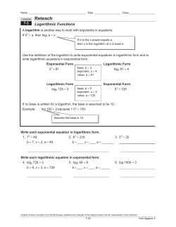 Reteach - Spokane Public Schools