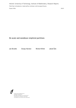 On acute and nonobtuse simplicial partitions