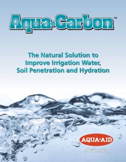 The Natural Solution to Improve Irrigation Water, Soil Penetration