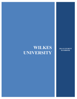 Student Handbook - Wilkes University