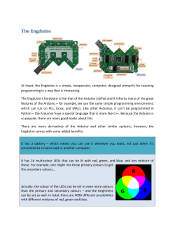 The Engduino - UCL Computer Science