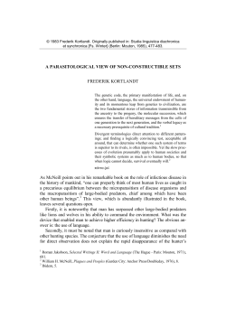 A Parasitological View of Non-Constructible Sets