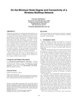 On the Minimum Node Degree and Connectivity of a Wireless