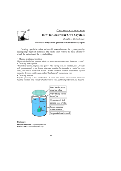 How To Grow Your Own Crystals